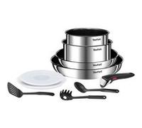 Série de 2 casseroles + 2 poêle anti-adhésives + 1 manche Tefal L897AS04 inox G