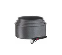 Tefal L3969002 Ingenio Natural Force Lot 3 Casseroles 16/18/20 Cm + Poignee Antiadhesif, Tous Feux Dont Induction