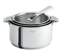 Série de 3 casseroles Casteline + 1 poignée amovible inox Casteline