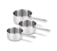 BEKA Casseroles Cicla – Série de 3 (16, 18, 20 cm) – Inox Argent