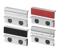 Série de 4 paires de caches mâchoires aluminium pour étau FERVI 0520 - 100 mm