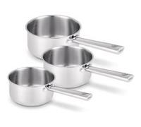 BEKA Casseroles Cicla – Série de 3 (16, 18, 20 cm) – Inox Argent