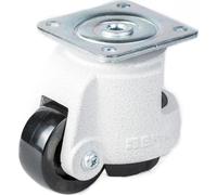 Série de nivellement HRP-POA 72G Plaque supérieure pivotante de 72mm Roulette de 95x95mm avec plaque en nylon