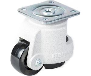 Série de nivellement HRP-POA 72G Plaque supérieure pivotante de 72mm Roulette de 95x95mm avec plaque en nylon