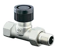 série Oventrop vanne thermostatique A 1181108 laiton nickelé, DN 25, passage