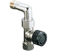 série Oventrop vanne thermostatique A 1181304 R 2000 / 2, passage, avec 2000 , laiton nickelé