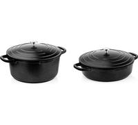 Westinghouse - Série performance - Cocotte 28cm + Casserole 28cm - Noir Noir G
