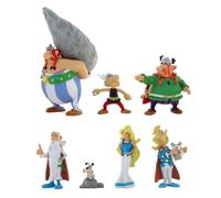 Série tube de 7 figurines Plastoy Astérix et Obélix Le Village (70385)