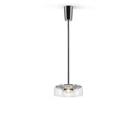 Serien Lighting Curling Suspension Tube S D2W Pendelleuchte, verre clair