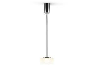 Serien Lighting Curling Suspension Tube S D2W Pendelleuchte, verre opale