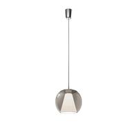 Serien Lighting Draft Suspension Tube S Pendelleuchte, verre marron, 3000K