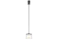 Serien Lighting Drum Suspension Tube S Pendelleuchte, verre court, 2700K