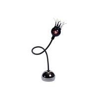 Serien Lighting Poppy Table Tischleuchte, bras noir, diffuseur violet