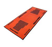 Séries tapis garage course moto, vélo/orange/noir/sans logo