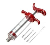 Seringue à épices en acier inoxydable, injecteur de saveur pour Marinade, cuisson de viande, volaille, dinde, poulet, outils de cuisine pour barbecue
