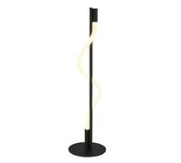 Serpent 1Lt Led Lampadaire, Noir Avec Acrylique