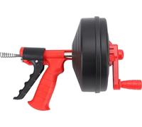 Serpent de drainage manuel ou actionné par une perceuse 65 Ressort en acier au manganèse Haute Dureté Flexible Déboucheur pour Toilette Cuisine 5m Ressort