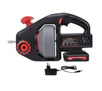 Serpent de vidange, tarière de vidange électrique sans fil, alimentation automatique 800 tr/min avec batterie de 2,0 Ah pour plomberie, toilettes, siphon de sol, évier, douche