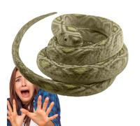Serpent en Caoutchouc, Faux Serpent Jouet de Farce en Caoutchouc Long et | Des serpents qui semblent réels Cadeaux de fête d'Halloween, farces pour , ac Tête ronde en