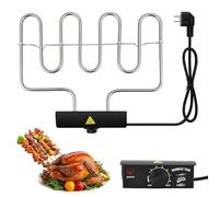 Serpentin chauffant pour fours à fumer, serpentin chauffant 2000 W, Élément chauffant électrique pour fumoir avec contrôle de température en continu, Serpentin chauffant universel pour le fumage