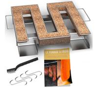 Serpentin de fumée froide pour fumoir - SWAPY - Forme carrée - Diffusion régulière de la fumée