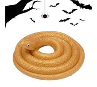 Serpents en forme de serpent pliable de 80 cm - Jouet à lancer pour blagues d'avril, fête d'Halloween, accessoires de farce