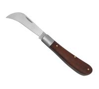 Serpette-Greffoir,Couteau Serpette Jardin,Serpette Pliante Lame Courbe en Acier Inoxydable,Greffoir à Vignes Pliant,Outil de Coupe de Ciseaux d'Arbre de Semis de Taille de Greffage Pliable de Jardin