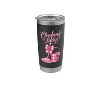Serpillère et seau pour femme de ménage Rose Gobelet isotherme en acier inoxydable double paroi