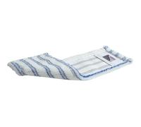 Serpillère Professionnelle en Microfibre, Premium, 40 cm blanc-bleu (Par 5)