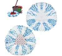 Serpillière Tête - - Compatible avec Vileda 3in1 Turbo EasyWring&Clean Spin Mop System Microfibre Tapis MOP - Lot de 2 ENEVAOCT