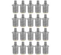 Serrage-câble Fer Cuivre Argenté 20 Pièces à Vis pour Câble Métallique