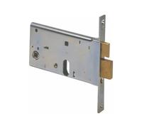 SERRATURA DA INFILARE PER FASCE CATENACCIO E SCROCCO MM.77 H 4446 - mm.80 (44460800) frontale mm.16