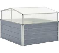 Serre 100 x 100 x 85 cm Grise Acier galvanisé