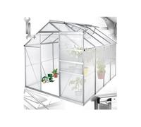 Serre 7,7 m³ blanc transparent