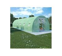 vidaXL Serre de jardin 900x300x200 cm 27 m² Vert Acier galvanisé 45537