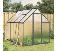 Serre - Aluminium - 224x169x195 cm - Résistante aux intempéries - Protection contre le froid