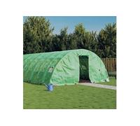 Serre avec cadre en acier vert 110 m² 22x5x2,3 m, polytunnel, serre à cadre froid, serre pour tomate, serre de 3188092