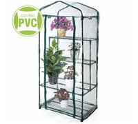 Serre Balcon Terrasse Protection Plantes 4 Étagères 2+2 PVC CM 69x49x157h 731