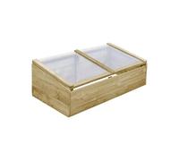 vidaXL Serre froide en pin imprégné 100x50x35 cm – Lit surélevé / Jardinière