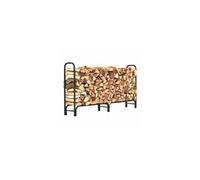 vounot® Serre bûche 2m avec housse de protection Range bûche acier grande capacité Rangement pour bûches Serre bois housse de protection intégrale inclus