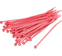 Serre-câble 250 mm x 4.80 mm rouge TRU COMPONENTS TC-CV250203 1593704 crantage intérieur 100 pc(s)