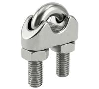 Serre-câble métallique Pince à étrier Acier inoxydable V2A 304 18mm Serre-câble Pince-fil