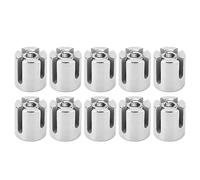 Serre-Câbles Croisés en Acier Inoxydable 316, Attaches de Sécurité pour Câbles Métalliques, Lot de 10, M8 3mm pour Garde-Corps et Treillis Mural