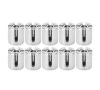 Serre-Câbles Croisés en Acier Inoxydable 316, M8 3mm, Résistant à la Corrosion, pour Garde-Corps Balcon Jardin Escalier, 10 Pièces