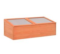 vidaXL Serre de jardin en bois – Châssis froid pour légumes, fruits, plantes