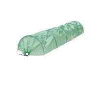 ECD Germany Serre de Jardin | 300x55x35 cm | 3 m | Film de Grille PE, 135 g/m² | 6 Fils Vert G
