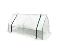 Serre de jardin extérieur avec grille renforcée, petit tunnel de culture protégeant les plantes et légumes des oiseaux et des intempéries