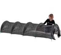 Serre de jardin - tunnel - 350 × 90 × 70 cm - Filet en PE résistant - Protection contre les UV, le soleil et la grêle - 1 bâche - Noir