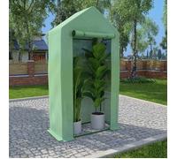 Serre de jardin - vidaXL - Cadre en acier - 1x0,5x1,9 m - Tissu maillé PE 170 g/m² - Vert - Porte 64x140 cm