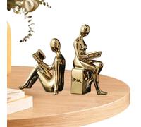 Serre de Livre pour étagères décoratives, serres de Livres pour étagères, 2 Supports de Serre décoratifs avec Motif de Figurines abstraites, Supports Robustes pour étagères